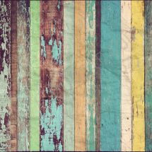 Colored Wooden Wall